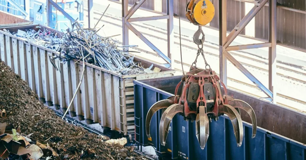 Sortownia metali z zaawansowanym systemem recyklingu i automatyzacją
